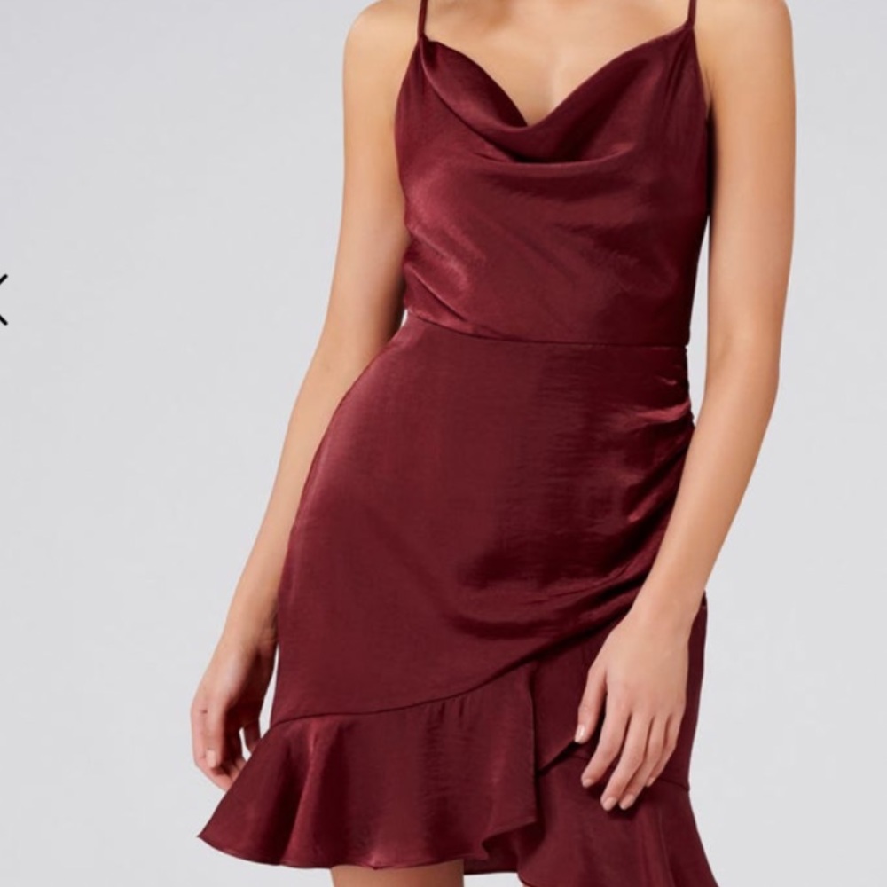Mini satin dress( Evernew brand)